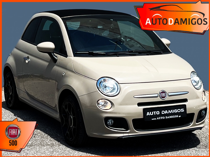 AutoDamigos - Fiat 500 S CABRIO 1.2 LOUNGE NAVI ΠΛΟΥΣΙΟ