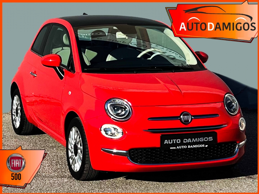 AutoDamigos - Fiat 500 1.2 LOUNGE  ΠΑΝΟΡΑΜΑ ΟΡΟΦΗ  EURO 6  ΠΛΟΥΣΙΟ