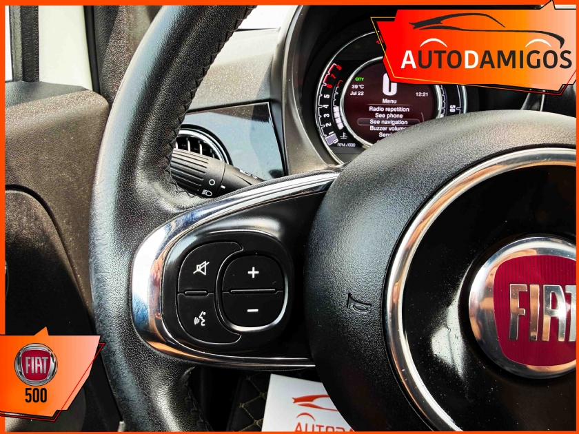 AutoDamigos - Fiat 500 1.2 120th NAVI-ΗΛΕΚΤΡΙΚΗ ΟΡΟΦΗ-CRUISE  ΠΛΟΥΣΙΟ