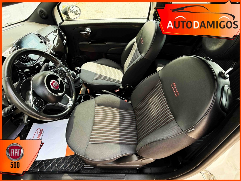 AutoDamigos - Fiat 500 1.2 120th NAVI-ΗΛΕΚΤΡΙΚΗ ΟΡΟΦΗ-CRUISE  ΠΛΟΥΣΙΟ