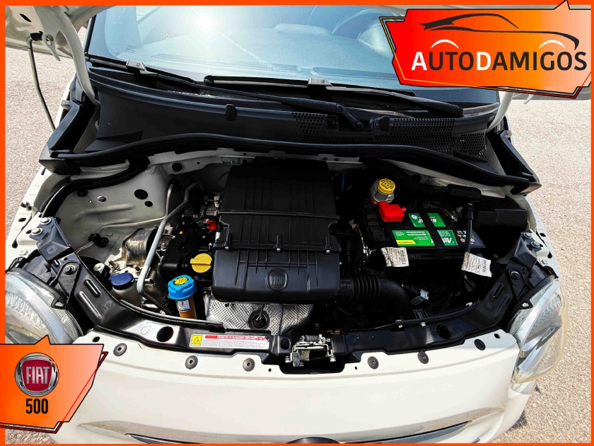 AutoDamigos - Fiat 500 1.2 120th NAVI-ΗΛΕΚΤΡΙΚΗ ΟΡΟΦΗ-CRUISE  ΠΛΟΥΣΙΟ